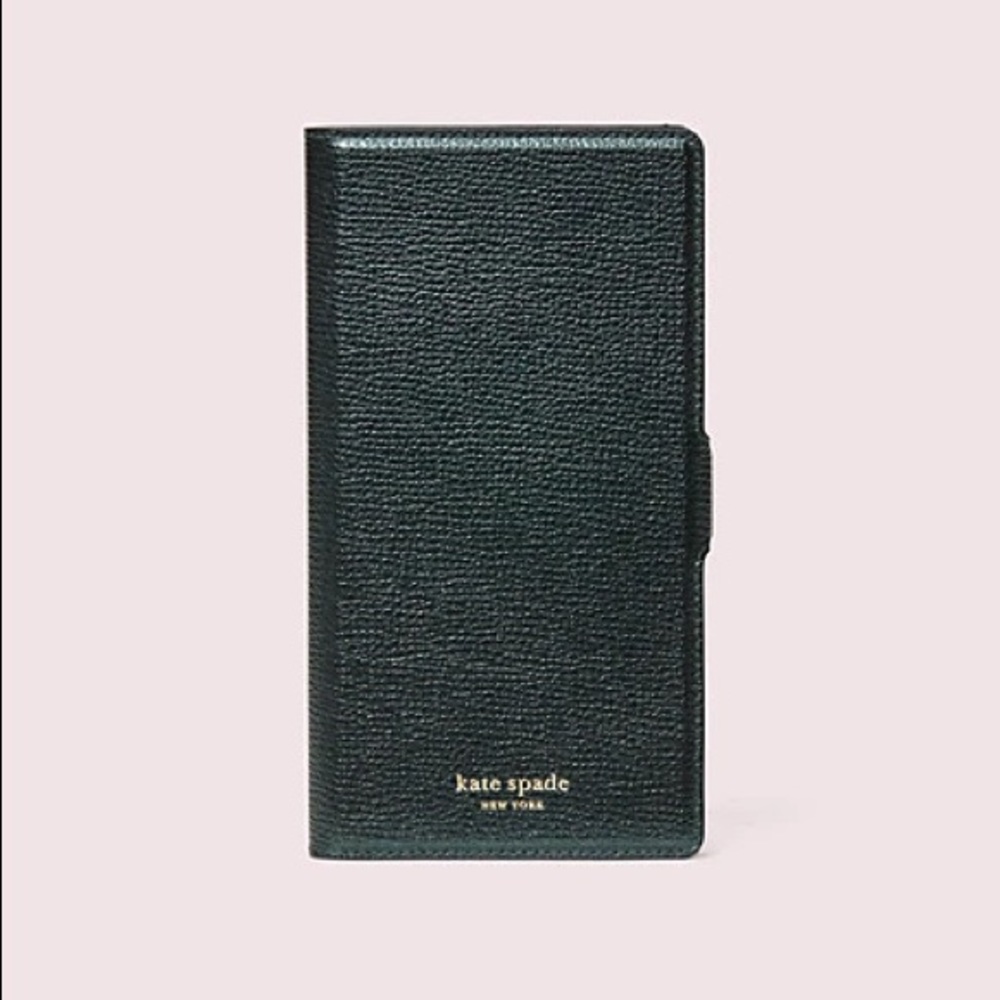 NIB Kate Spade iPhone XS magnetic wrap folio case